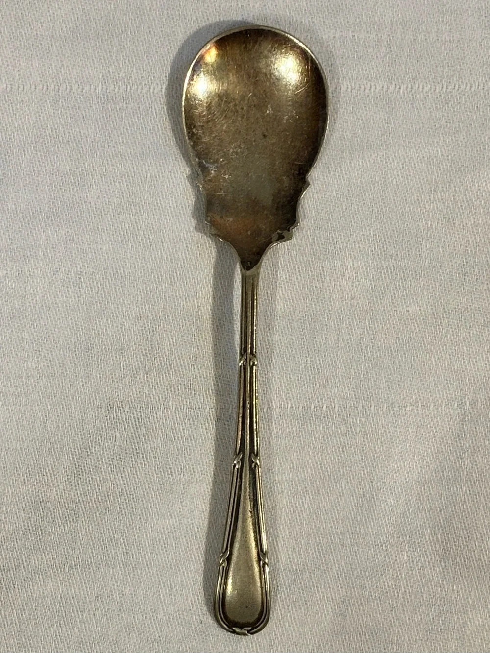 Vintage Sugar Shell Spoon Silver-plate E.P.N.S.